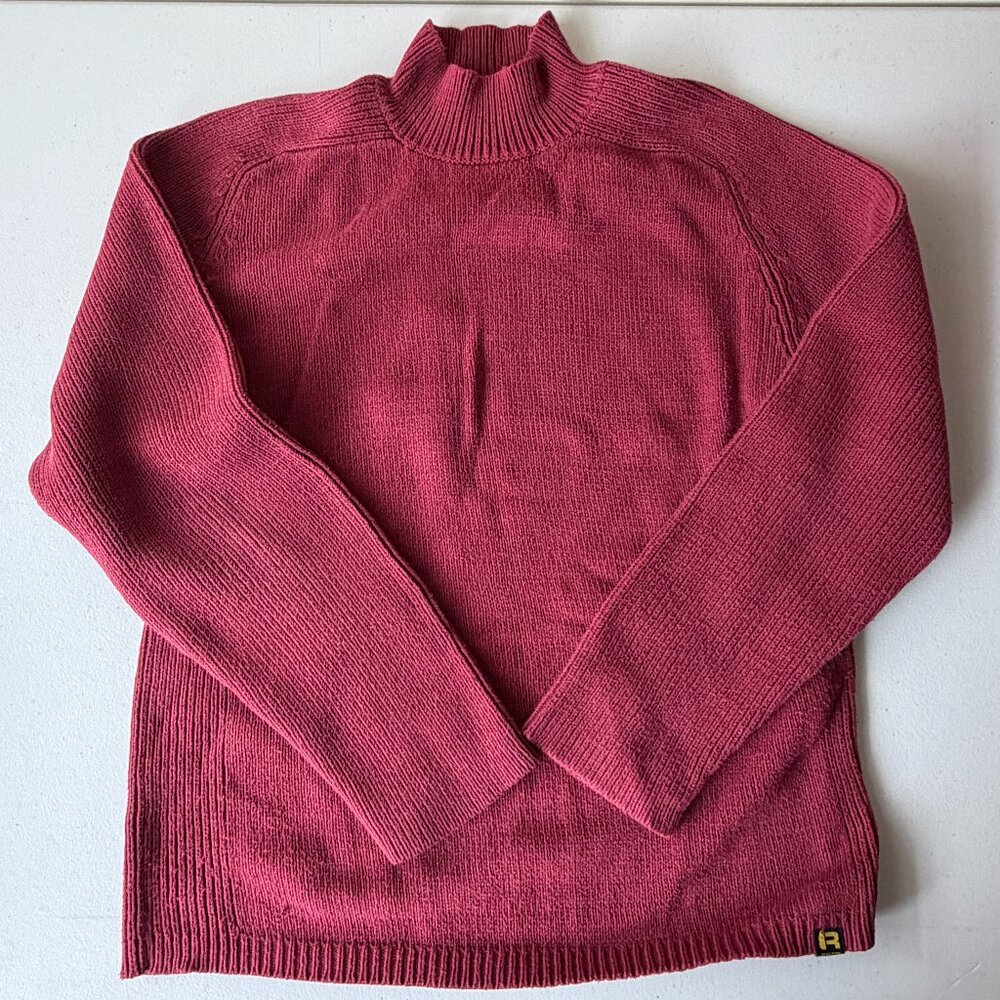 Kenneth Cole Reaction Men's Turtleneck Sweater, Red, X-Large